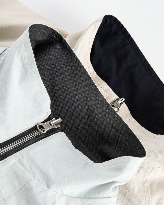 リバーシブルスタンドカラージャケット