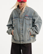 漫画のデニムジャケット