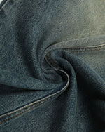 워시드 패널 청바지