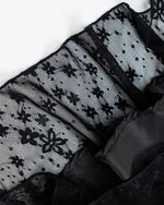 레트로 비대칭 스커트