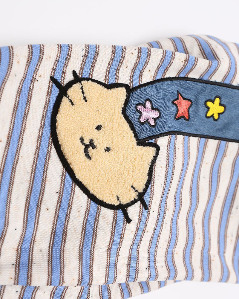 Fun cartoon striped jacket