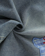 シンプルパピーデニムショーツ