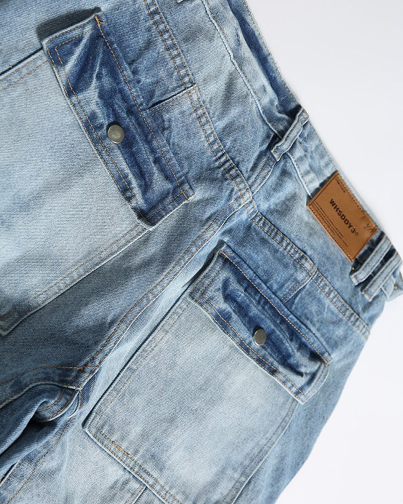 빈티지 작업용 청바지