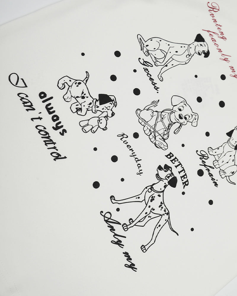 Cute puppy short sleeves