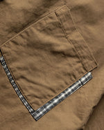 Color-block Plaid Short-sleeve Shirt