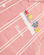 루즈 스트라이프 반팔 셔츠