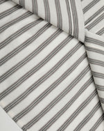 Letter striped long-sleeved shirt