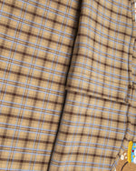 コントラストカラーパネル半袖シャツ