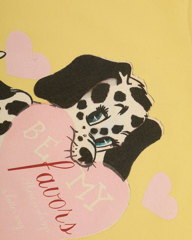 Cartoon casual short sleeves