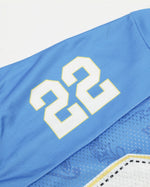 Retro sports style V-neck short sleeves