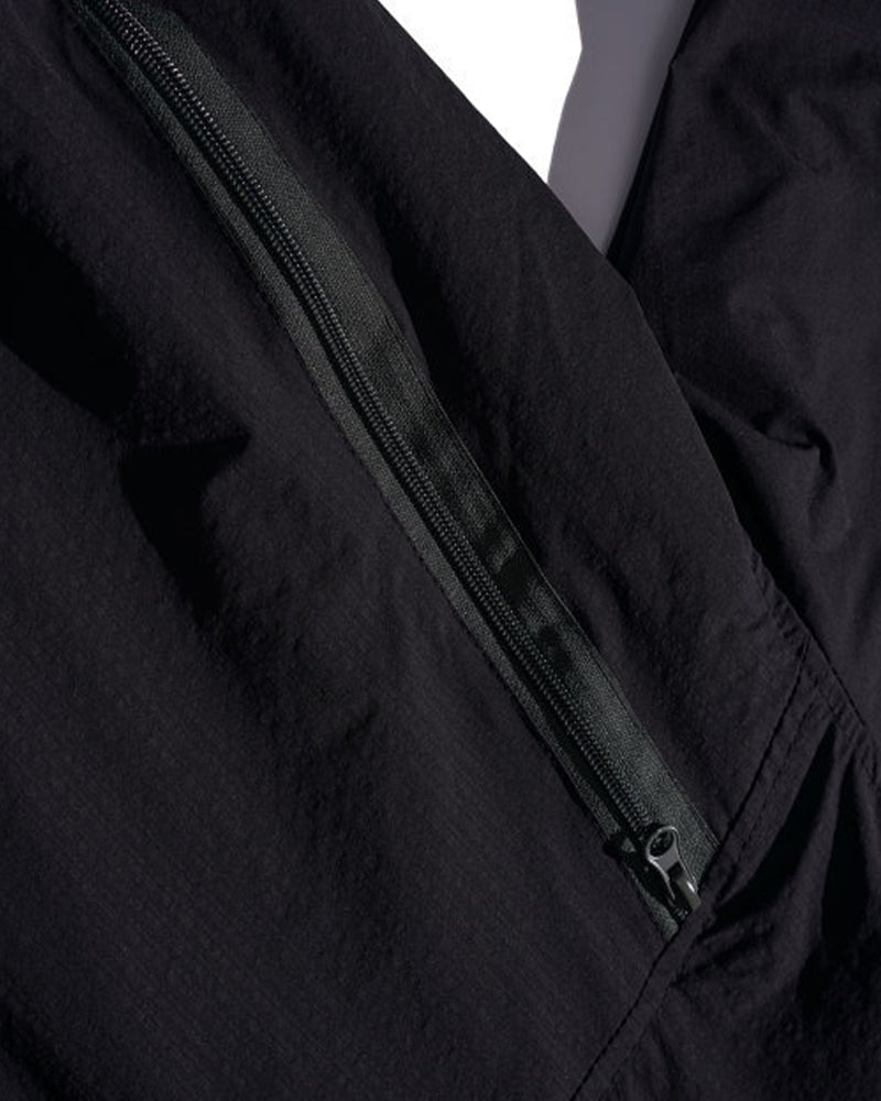 コントラストカラーのパッチワーク万能ジャケット