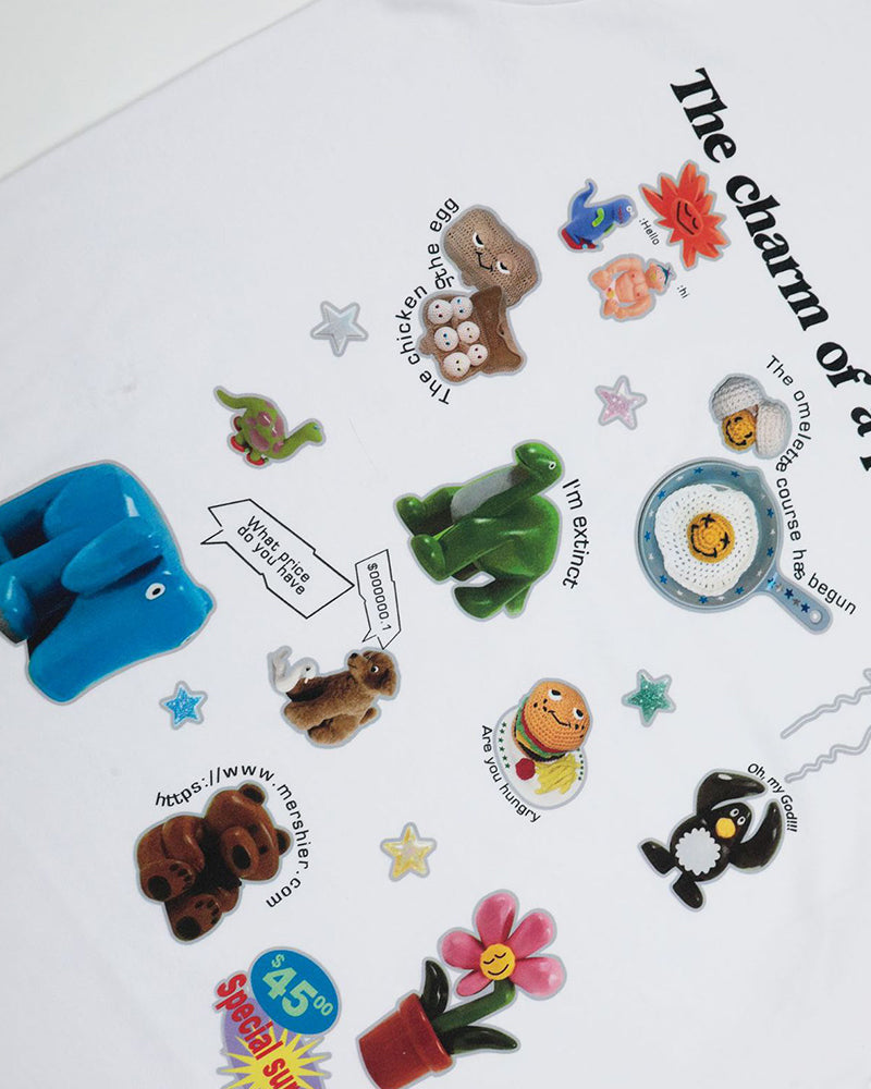 漫画のシンプルな半袖