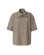 Casual Plaid Short-Sleeve Shirt