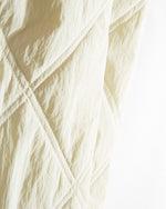 ダイヤモンドチェックの暖かいコットンジャケット