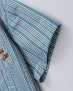 刺繍入りカジュアル半袖シャツ