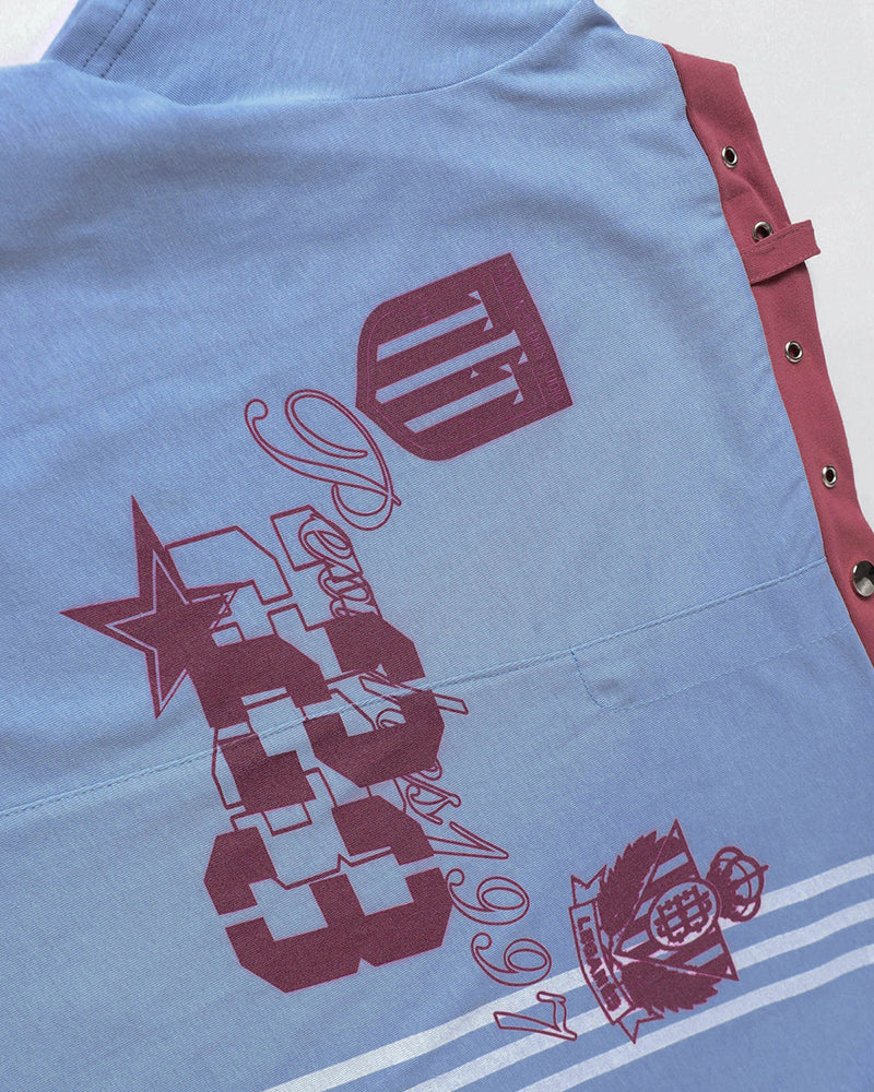 オフショルダーストラップの半袖