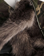 迷彩フード付きジャケット