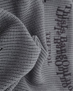 irregular hole sweater