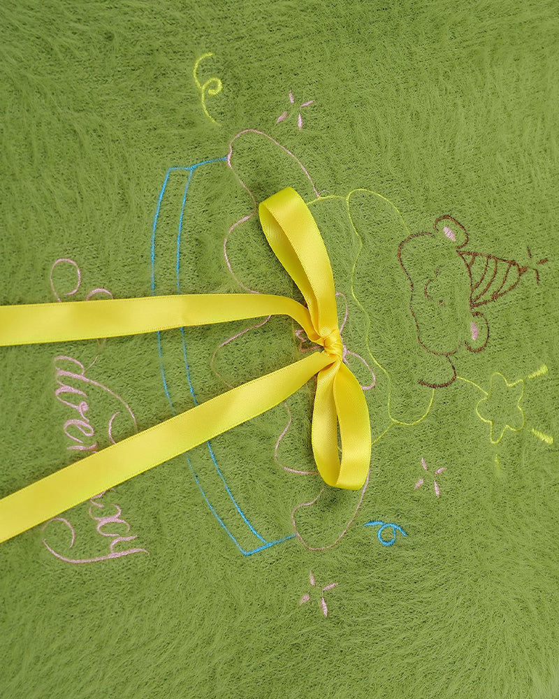 楽しい柄のセーター