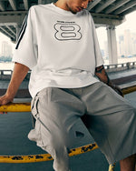 スプライススポーツ刺繍半袖