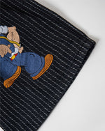 楽しいストライプ柄のカジュアルパンツ