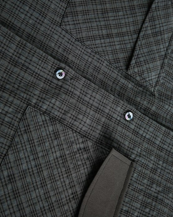 Vintage Plaid Long Sleeve Shirt