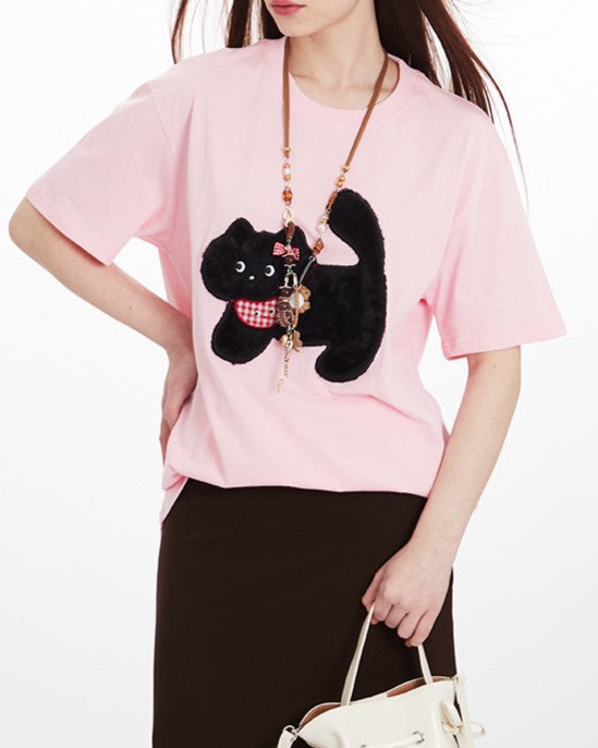Rabbit crew neck short sleeves