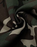 迷彩フード付きスウェットシャツ