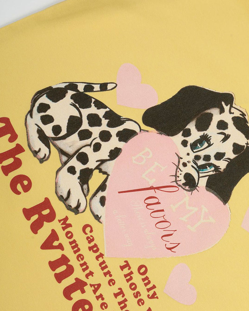 Cartoon casual short sleeves