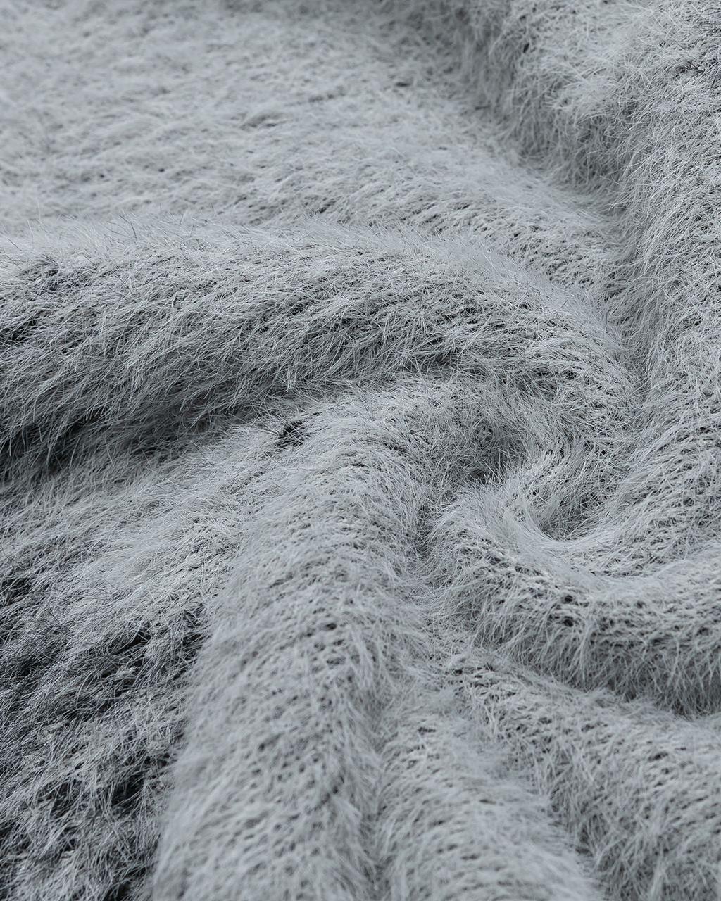 グラデーションクルーネックセーター