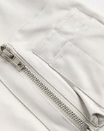 ヴィンテージウォッシュ加工のヘビーフードジャケット