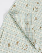 Short-sleeve plaid shirt