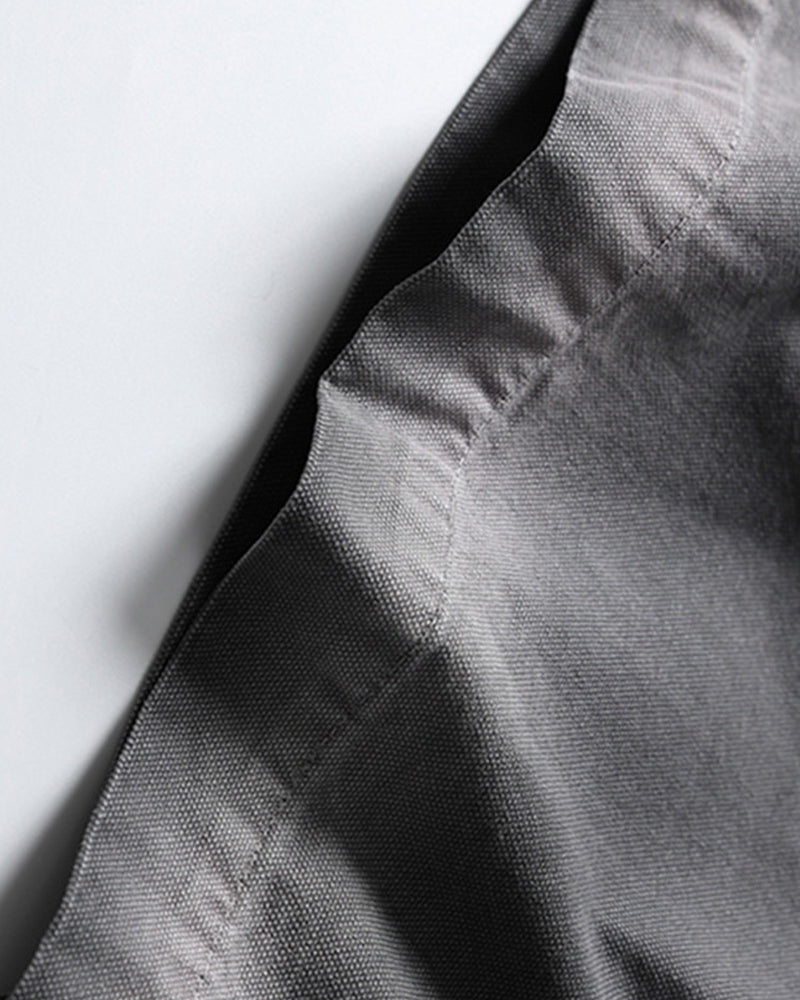 워시드 데님 크롭 팬츠