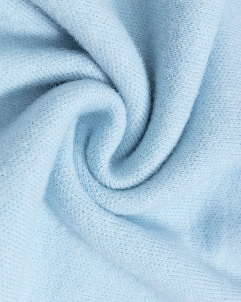 embroidered hooded sweater