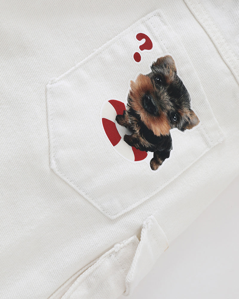 シンプルなカジュアルショートパンツ