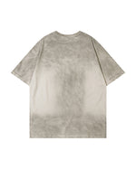 ウォッシュ加工のゆったりとした半袖