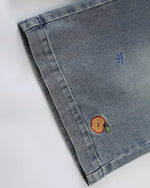 シンプルパピーデニムショーツ