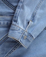 ウォッシュ加工スタンドカラージャケット