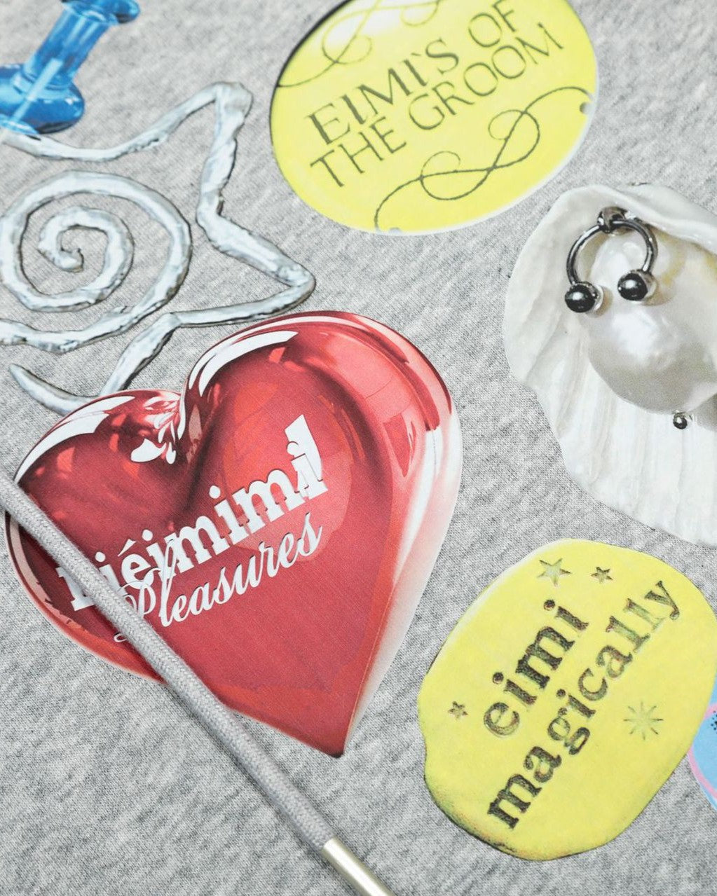 パーソナライズされたプリントスウェットシャツジャケット