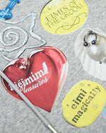 パーソナライズされたプリントスウェットシャツジャケット