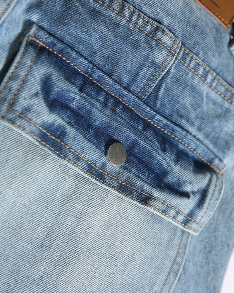 빈티지 작업용 청바지