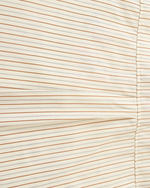 Contrast color plaid long-sleeved shirt