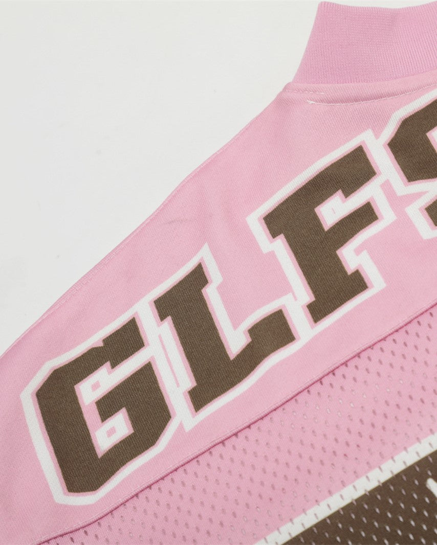 Retro V-neck sports short sleeves