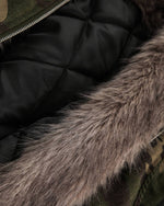 迷彩フード付きジャケット