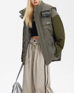 ヴィンテージのゆったりとしたコットンジャケット