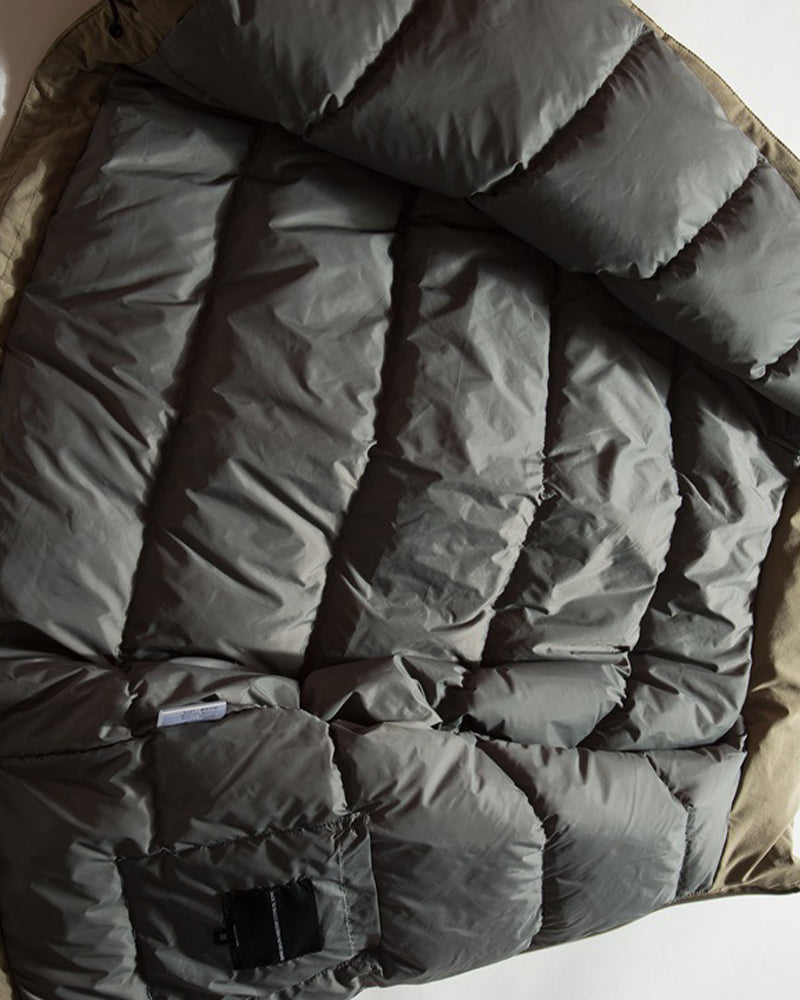 シンプルでレトロな厚手ジャケット