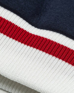 刺繍入りのコントラストのあるカジュアルベースボールジャケット