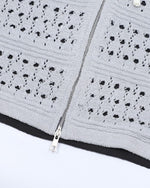 カップルのカラーブロックフード付きセーター