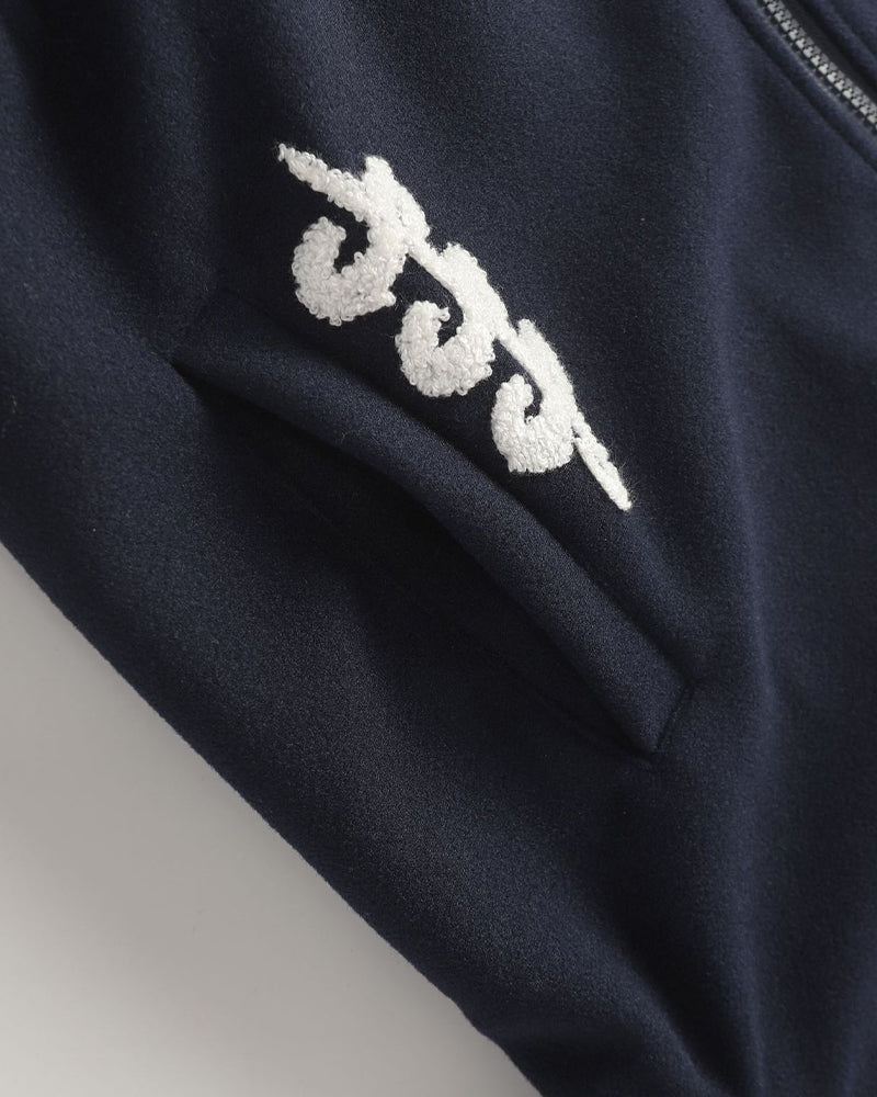 刺繍入りスポーツベースボールジャケット