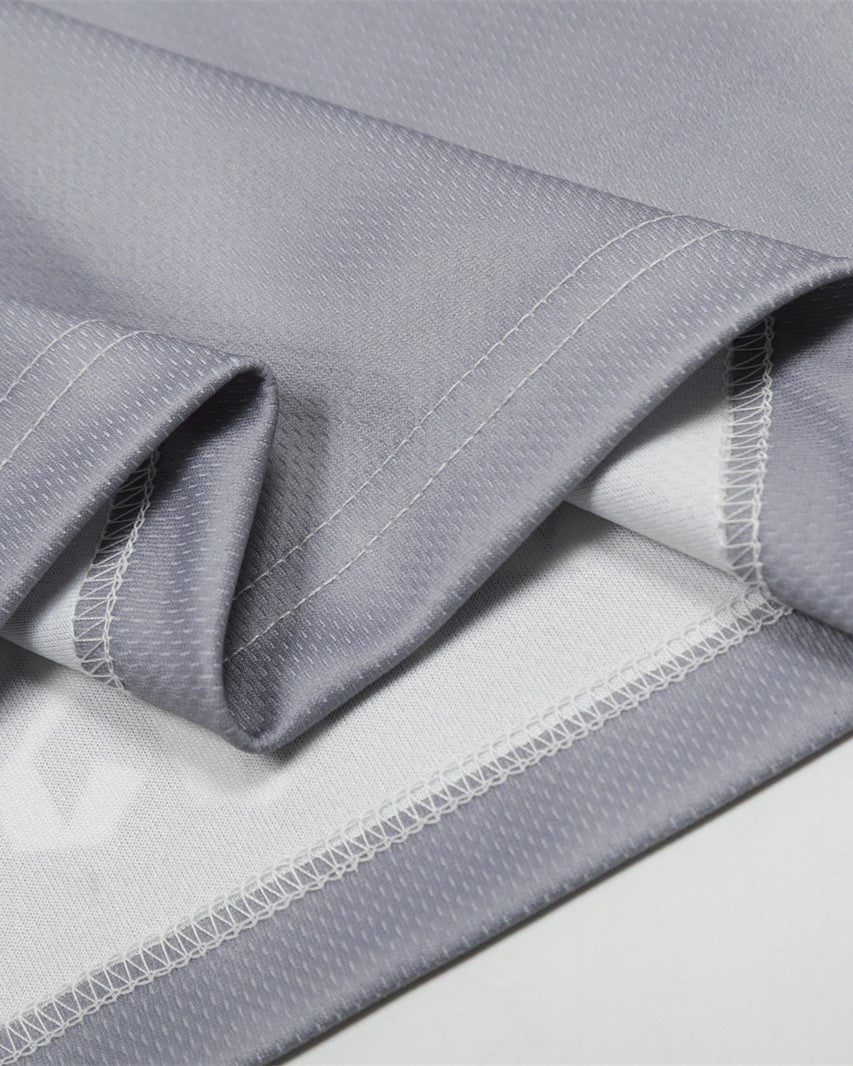 Retro colorblock letter short sleeves